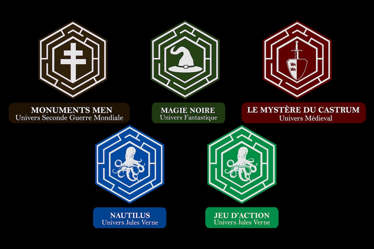 5 logos du défi des ducs